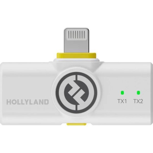 Петличный микрофон (2 шт.) Hollyland Lark M2 Combo white для iPhone/ Android/видеокамеры, (с зарядным кейсом), профессиональный  (52002)  52002 фото