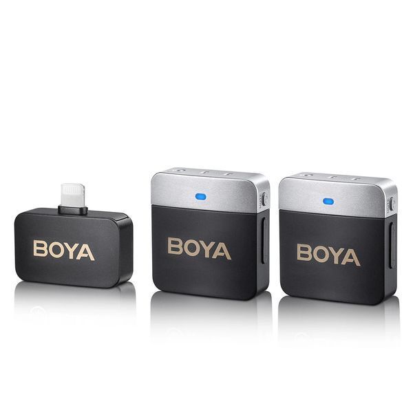 Петличний мікрофон BOYA BY-M1V6 (Lightning) для iPhone безпровідний, петличка для телефона (50020) 50020 фото