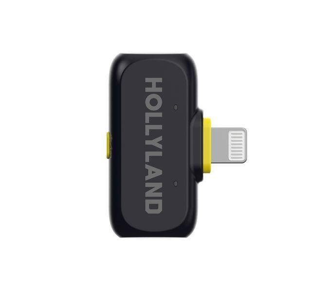 Петличний мікрофон (2 шт.) Hollyland Lark A1 Mini Duo Lightning black для iPhone, безпровідний професійний (52015) 52015 фото