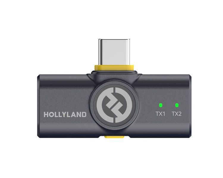 Петличный микрофон (2 шт.) Hollyland Lark M2 Duo USB Type-C Plug black для iPhone/ Android, (с зарядным кейсом), профессиональный  (52003) 52003 фото