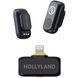 Петличний мікрофон (2 шт.) Hollyland Lark A1 Mini Duo Lightning black для iPhone, безпровідний професійний (52015) 52015 фото 1