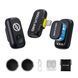 Петличний мікрофон (2 шт.) Hollyland Lark A1 Mini Duo Lightning black для iPhone, безпровідний професійний (52015) 52015 фото 9