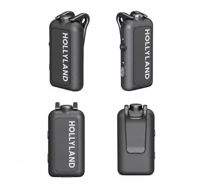 Петличний мікрофон (2 шт.) Hollyland LARK MAX 2 COMBO (Type-C + 3,5 mm TRS) для iPhone/ Android/відеокамери (із зарядним кейсом), професійний бездротовий (52017) 52017 фото
