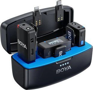 Петличний мікрофон BOYA BOYAMIC для iPhone/Android/відеокамери безпровідний, петличка для телефона (50030) 50030 фото