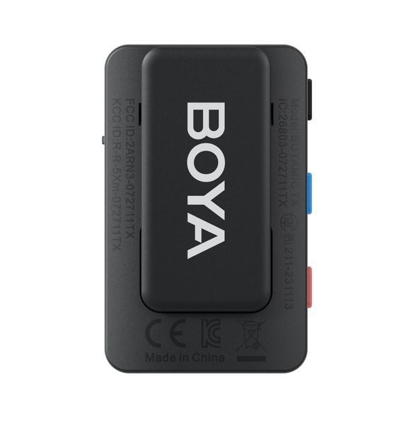 Петличний мікрофон BOYA BOYAMIC для iPhone/Android/відеокамери безпровідний, петличка для телефона (50030) 50030 фото