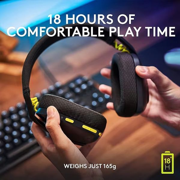 Навушники Logitech G435 LIGHTSPEED Wireless Gaming Headset &mdash; Black (981-001050) - 90001 90001 фото