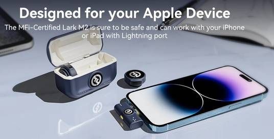 Купить Hollyland Lark M2 Duo with Lightning Plug • Лучший