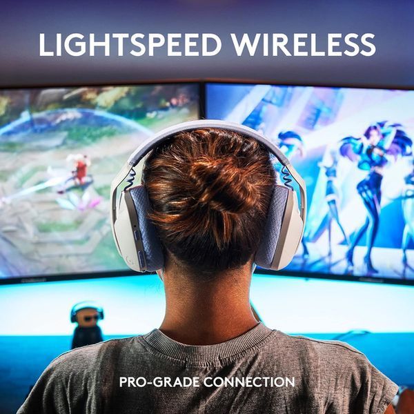 Навушники Logitech G435 LIGHTSPEED Wireless Gaming Headset &mdash; White (981-001074) - 90002 90002 фото