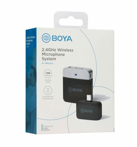 Петличний мікрофон BOYA BY-M1LV-U (USB Type-C) для iPhone та Android безпровідний, петличка для телефона (50033) 50033 фото