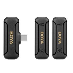 Петличний мікрофон BOYA BY-WM3T2-U2 (USB Type-C) для iPhone та Android безпровідний, петличка для телефона (50013) 50013 фото