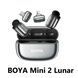 Петличний мікрофон BOYA mini 2 Lunar COMBO (Lightning+USB Type-C) 2026 з зарядним кейсом для iPhone та Android безпровідний, петличка для телефона (50073) 50073 фото 1