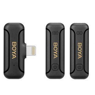 Петличний мікрофон BOYA BY-WM3T2-D2 (Lightning) для iPhone безпровідний, петличка для телефона (50014) 50014 фото