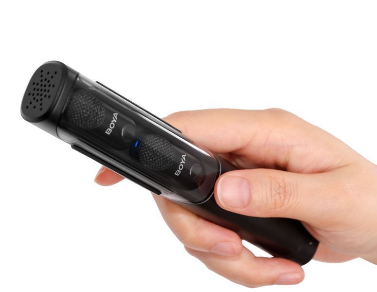 Петличний мікрофон-стік для інтерв'ю BOYA MAGIC-05 (USB Type-C) + петлична система на 2 мікрофона із зарядним кейсом (50047) 50047 фото