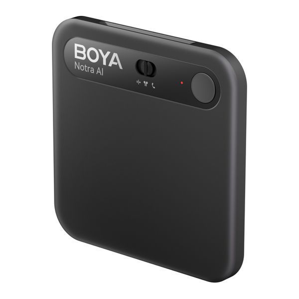 AI-диктофон BOYA Notra Black с транскрипцией, записью звонков и Bluetooth, 64 ГБ (50091) 50091 фото