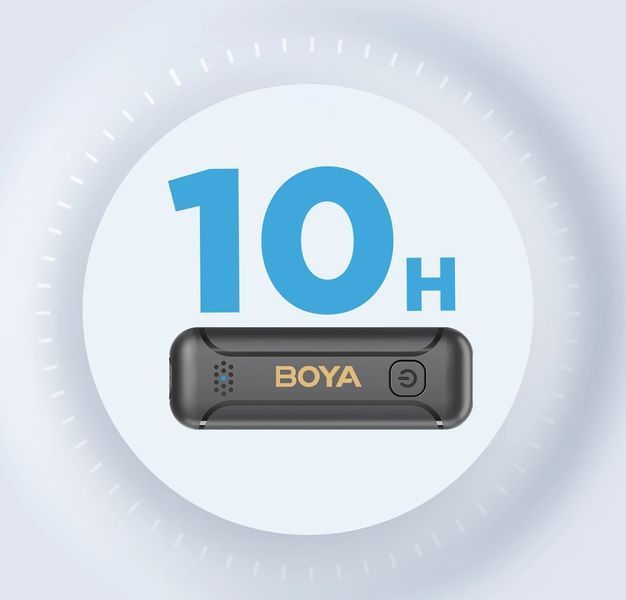 Петличний мікрофон BOYA BY-V WM3T2-U1 (USB Type-C) для iPhone та Android безпровідний, петличка для телефона (50007) 50007 фото