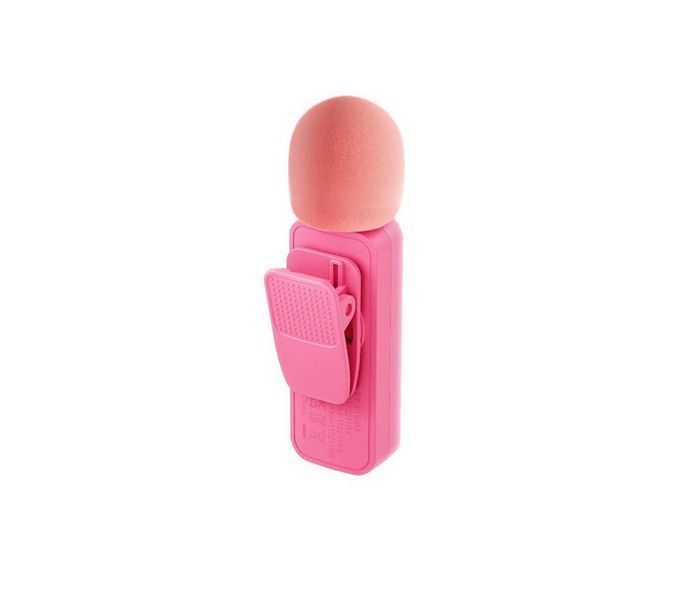 Петличний мікрофон BOYA BY-V20 Pink (USB Type-C) для iPhone та Android безпровідний, петличка для телефона (50023) 50023 фото