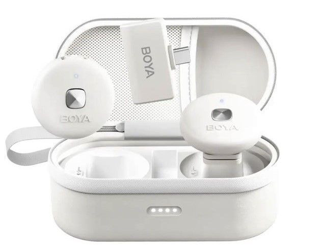 Петличний мікрофон BOYA Omic-U white (USB Type-C) для iPhone та Android безпровідний, петличка для телефона (50026) 50026 фото
