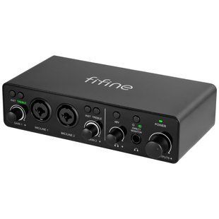 Аудіоінтерфейс мікшер Fifine Ampli 3 (для стрімів та підкастів) black (60003) 60003 фото