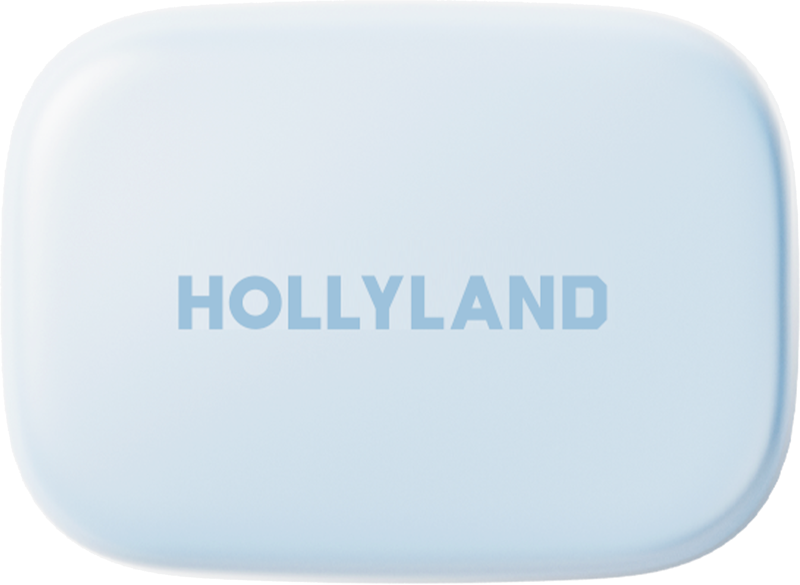 Петличний мікрофон (2 шт.) Hollyland Lark A1 Combo синій (Lightning + Type-C) для iPhone/ Android (із зарядним кейсом), бездротовий професійний (52021) 52021 фото