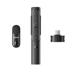 Петличний мікрофон-стік для інтерв'ю BOYA MAGIC-07 (USB Type-C)  петлична система на 1 мікрофон із зарядним кейсом (50058) 50058 фото