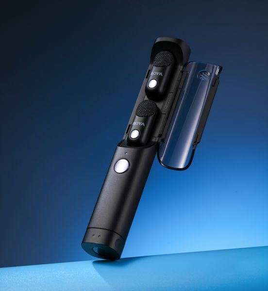Петличный микрофон-стик для интервью BOYA MAGIC-07 (USB Type-C)  петличная система на 1 микрофон с зарядным кейсом (50058) 50058 фото