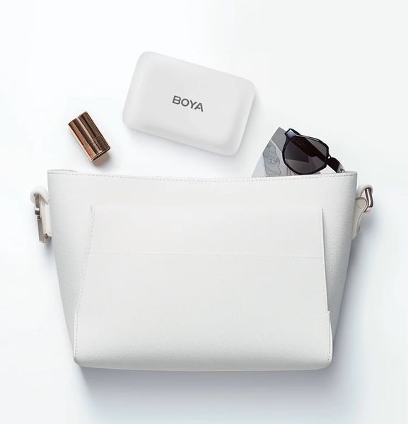 Петличный микрофон BOYA BOYALINK white для iPhone/Android/видеокамеры беспроводной, петличка для телефона (50028) 50028 фото