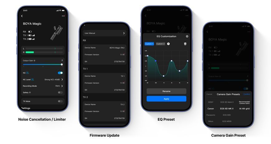 Петличный микрофон-стик для интервью BOYA MAGIC-07 (USB Type-C)  петличная система на 1 микрофон с зарядным кейсом (50058) 50058 фото