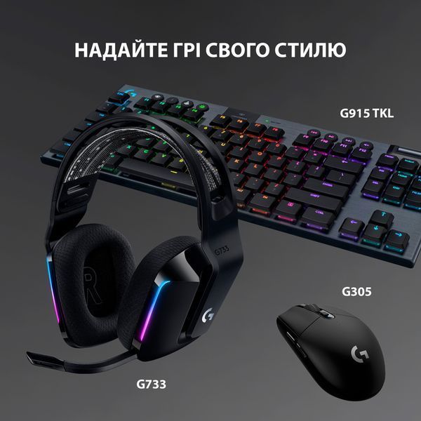 Ігрова гарнітура Logitech G733 (Black) 981-000864 (90004) 90004 фото