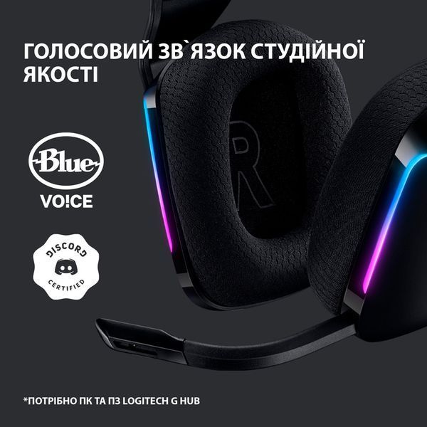Ігрова гарнітура Logitech G733 (Black) 981-000864 (90004) 90004 фото