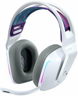 Ігрова гарнітура Logitech G733 Lightspeed Wireless RGB Gaming Headset (White) 981-000883 (90005) 90005 фото