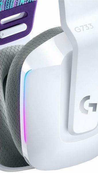 Ігрова гарнітура Logitech G733 Lightspeed Wireless RGB Gaming Headset (White) 981-000883 (90005) 90005 фото