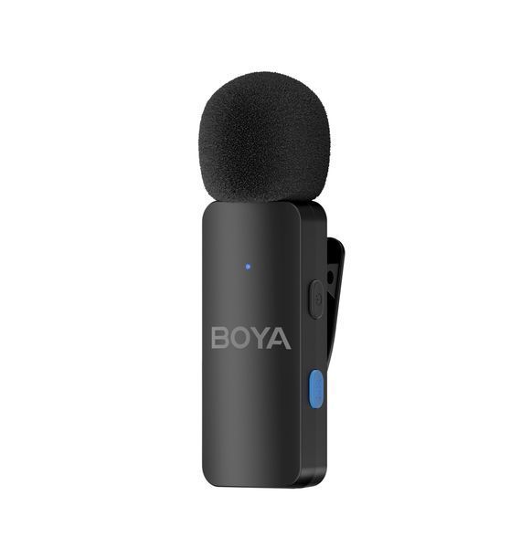 Петлічний мікрофон (4 штуки) BOYA BY-V4 (TRS 3,5 mm mini jack для фотовідео камери) з зарядним кейсом, бездротовий (50077) 50077 фото