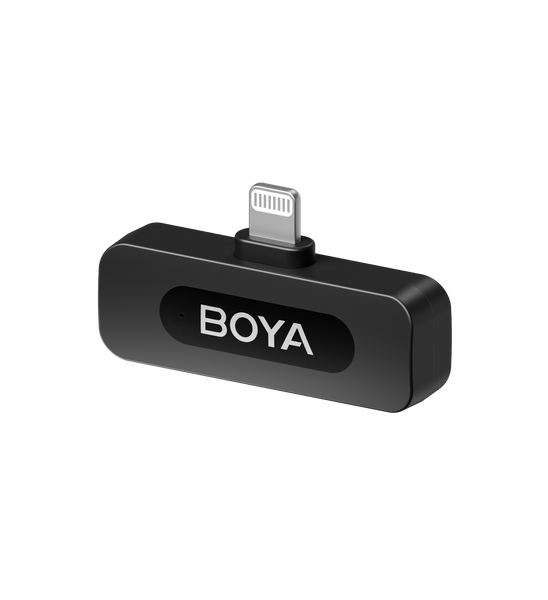 Петличний мікрофон BOYA BY-V2 COMBO (Lightning+Type C) з зарядним кейсом, для iPhone та Android безпровідний, петличка для телефона (50040) 50040 фото