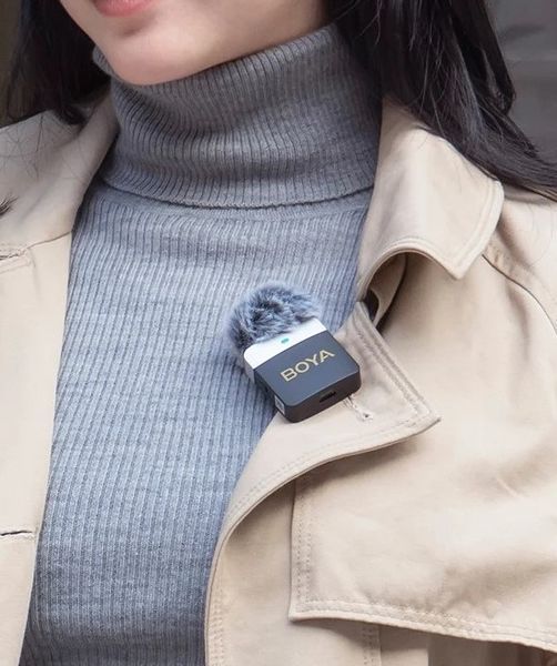 Петличний мікрофон BOYA BY-M1V3 (USB Type-C) для iPhone та Android безпровідний, петличка для телефона (50011) 50011 фото