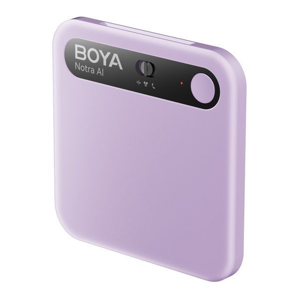 AI-диктофон BOYA Notra Purple с транскрипцией, записью звонков и Bluetooth, 64 ГБ (50089) 50089 фото