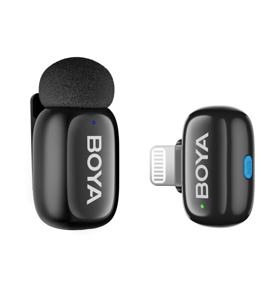 Петличний мікрофон BOYA mini (Lightning) з зарядним кейсом, для iPhone безпровідний, петличка для телефона (50044) 50044 фото