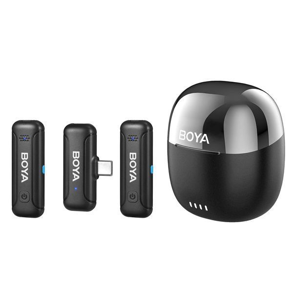 Петличний мікрофон BOYA BY-WM3T-U2 (USB Type-C) для iPhone та Android безпровідний, петличка для телефона (50015) 50015 фото