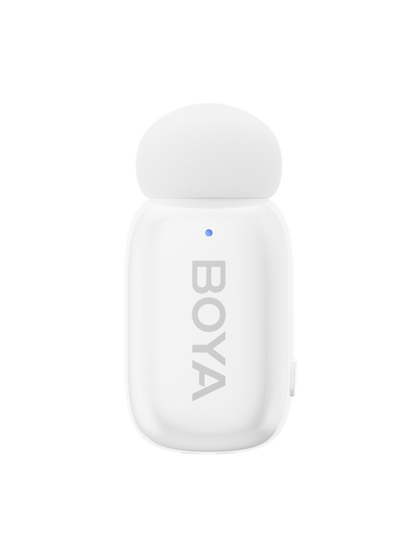 Петличний мікрофон BOYA mini COMBO white Lightning+Type C, 2 шт. з зарядним кейсом (для iPhone та Android), безпровідний, петличка для телефона (50046) 50046 фото