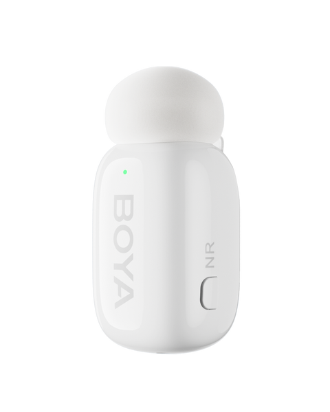 Петличний мікрофон BOYA mini COMBO white Lightning+Type C, 2 шт. з зарядним кейсом (для iPhone та Android), безпровідний, петличка для телефона (50046) 50046 фото
