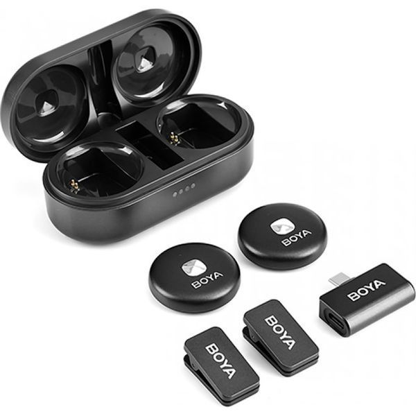 Петличный микрофон BOYA Omic-U black (USB Type-C) для iPhone и Android беспроводной, петличка для телефона (50017) 50017 фото