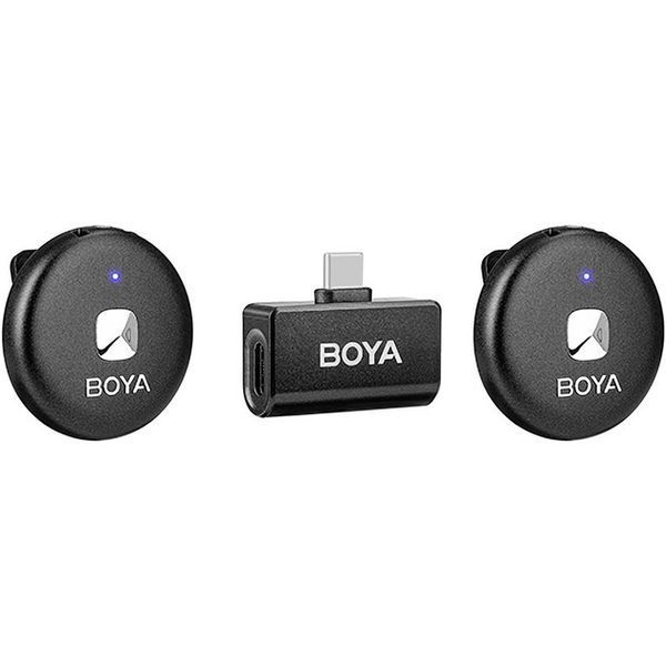 Петличный микрофон BOYA Omic-U black (USB Type-C) для iPhone и Android беспроводной, петличка для телефона (50017) 50017 фото