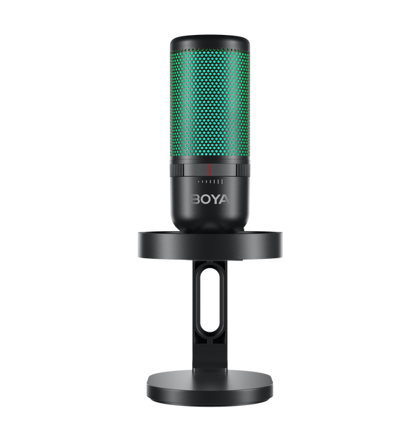Микрофон BOYA K3-02 для блогеров с RGB подсветкой, для стримов и подкастов (51001) 51001 фото