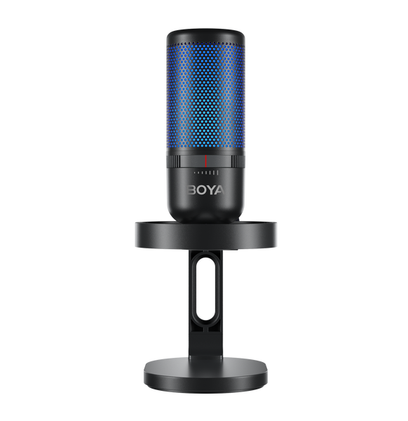Микрофон BOYA K3-02 для блогеров с RGB подсветкой, для стримов и подкастов (51001) 51001 фото