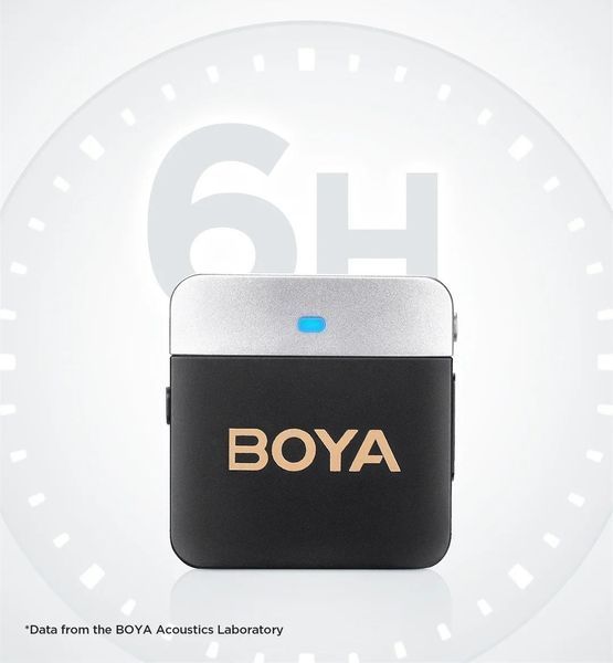 Петличний мікрофон BOYA BY-M1V5 (Lightning) для iPhone безпровідний, петличка для телефона (50012) 50012 фото