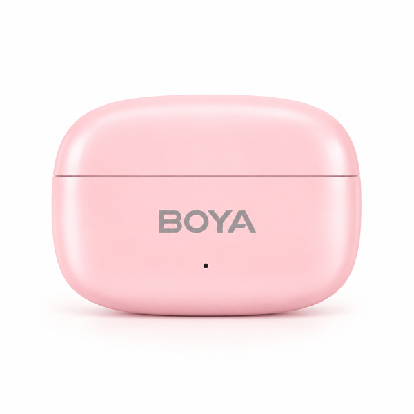 Петличный микрофон (2 шт) (USB-C) BOYA mini 2 Pink с зарядным чехлом профессиональный розовый (50081) 50081 фото