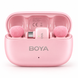 Петличный микрофон (2 шт) (USB-C) BOYA mini 2 Pink с зарядным чехлом профессиональный розовый (50081) 50081 фото 5